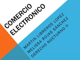 comercio electronico