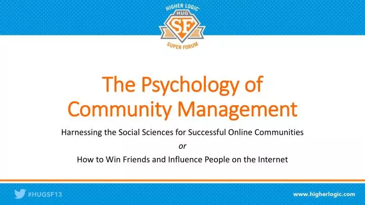 the psychology of community management