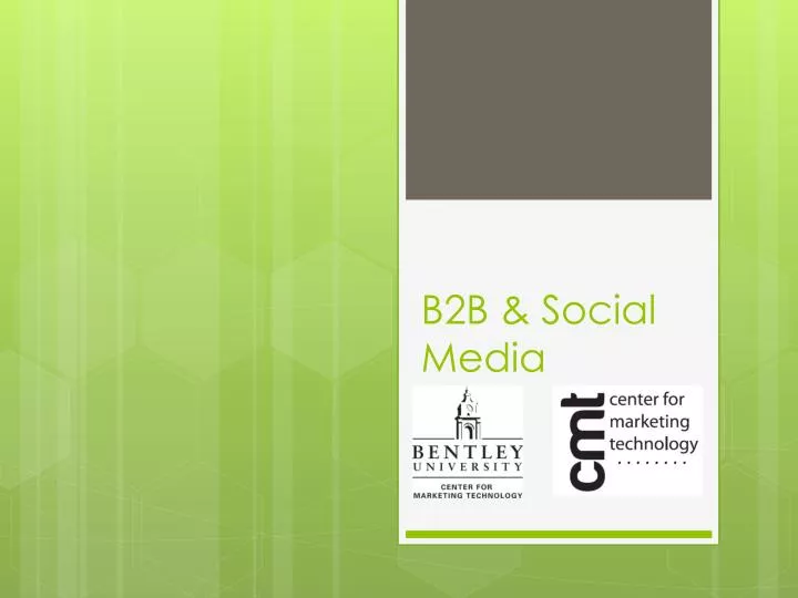 b2b social media