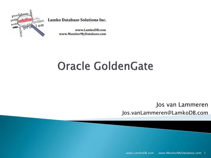 oracle goldengate