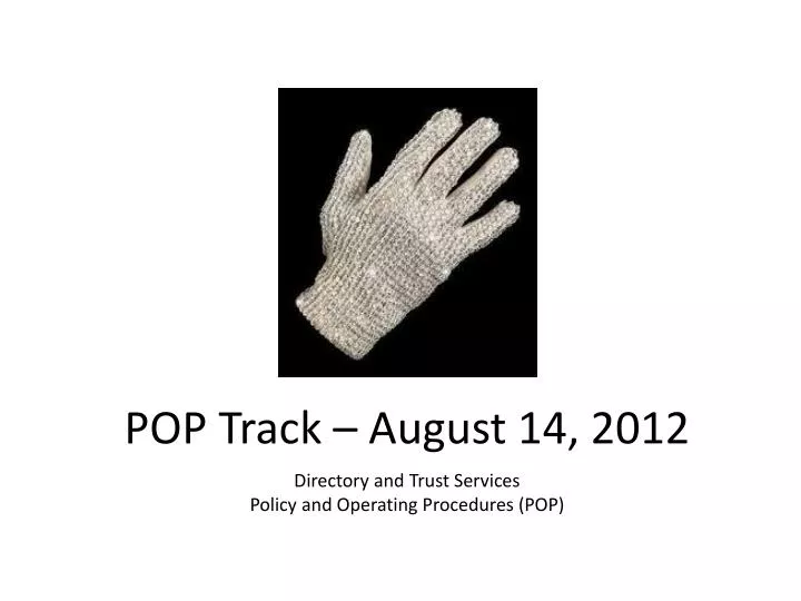 pop track august 14 2012