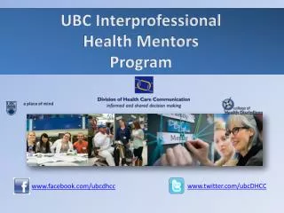 UBC Interprofessional Health Mentors Program