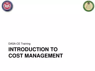 Introduction to Cost management