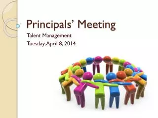 Principals’ Meeting
