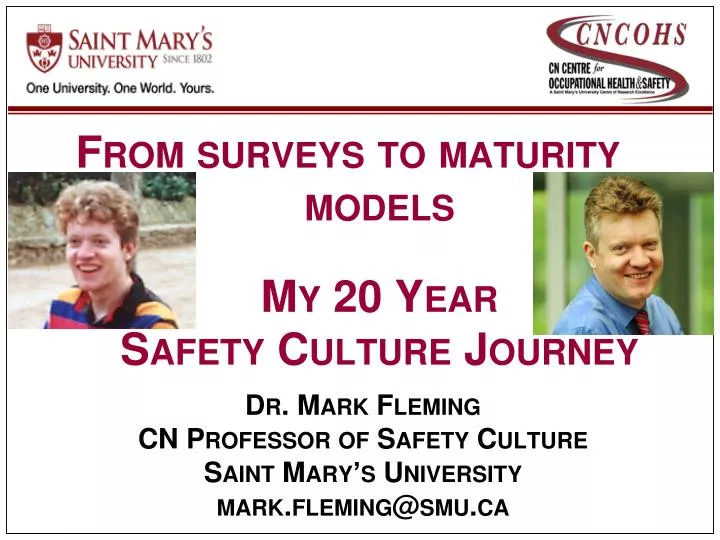 from surveys to maturity models my 20 year safety culture journey