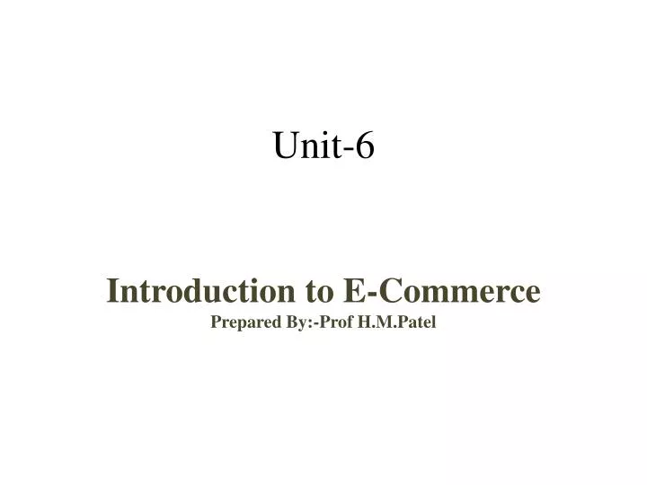 unit 6