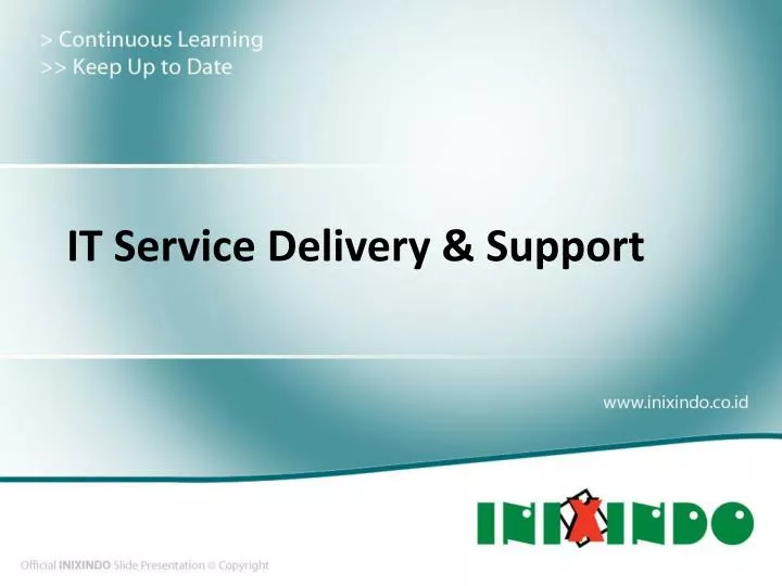 it service delivery support