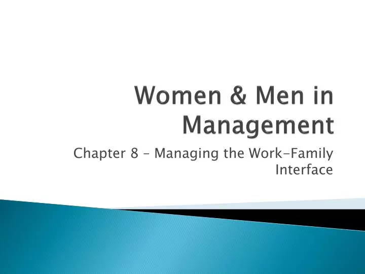 women men in management