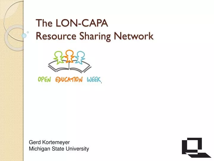 the lon capa resource sharing network