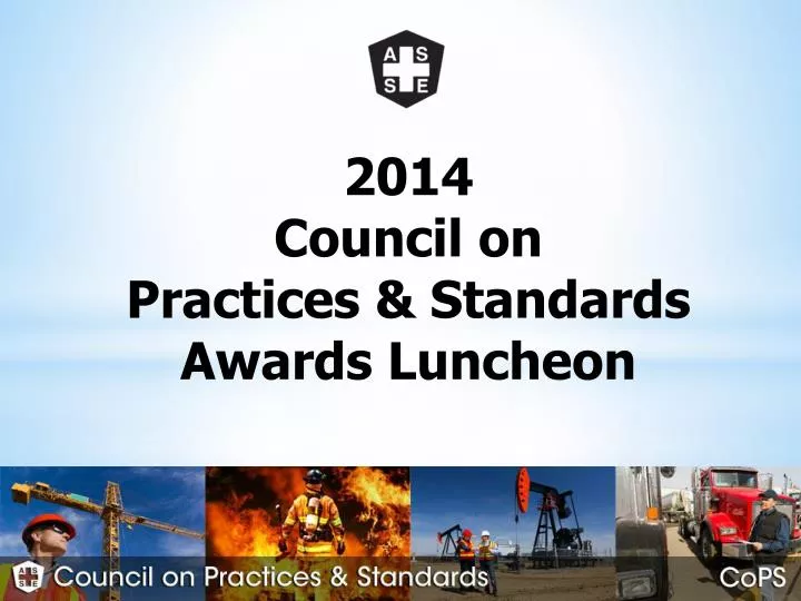 2014 council on practices standards awards luncheon