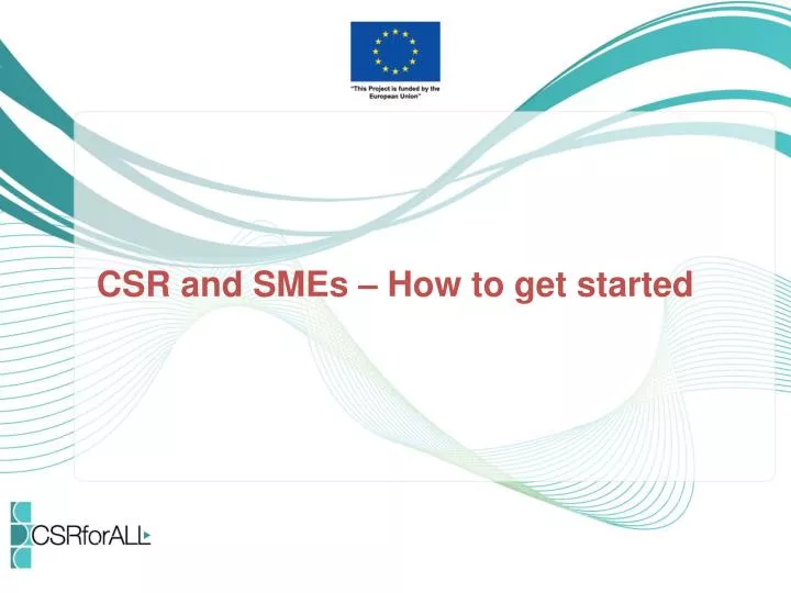 csr and smes how to get started