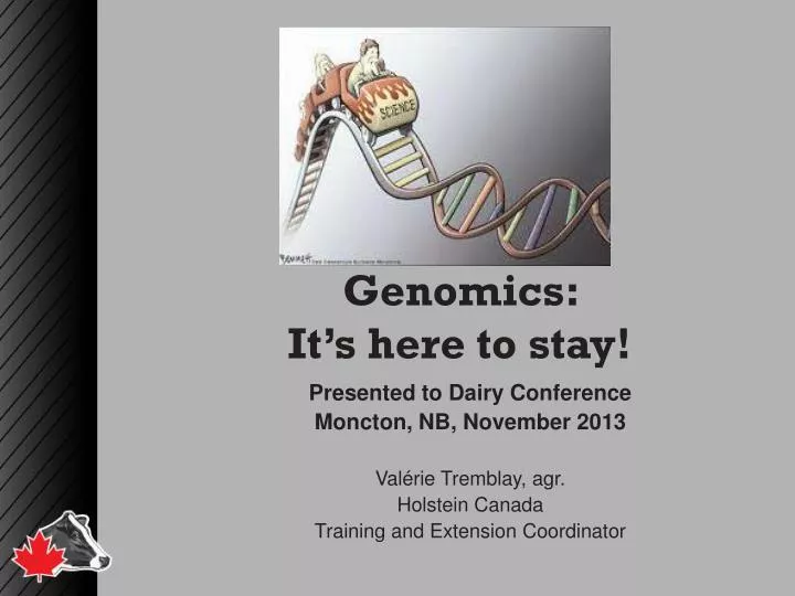 genomics it s here to stay