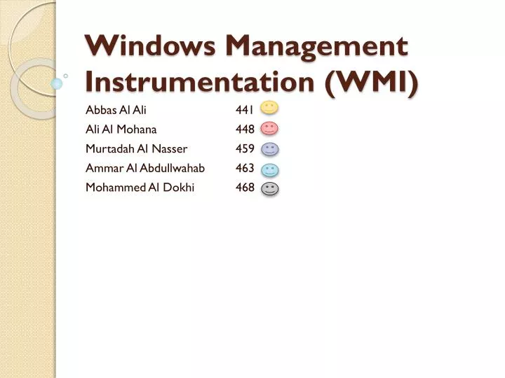 windows management instrumentation wmi