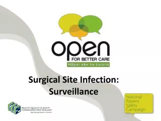 Surgical Site Infection: Surveillance