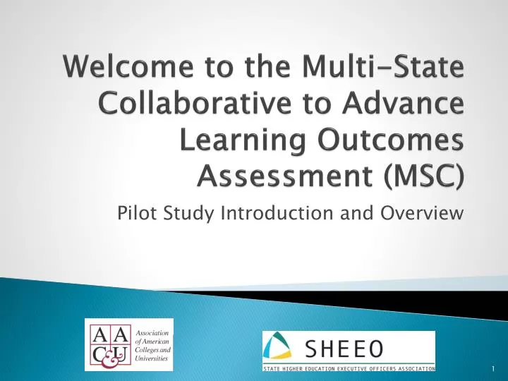welcome to the multi state collaborative to advance learning outcomes assessment msc