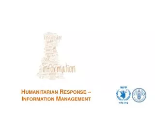 Humanitarian Response – Information Management