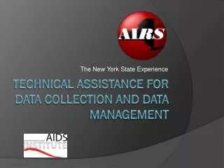Technical assistance for data collection and data management