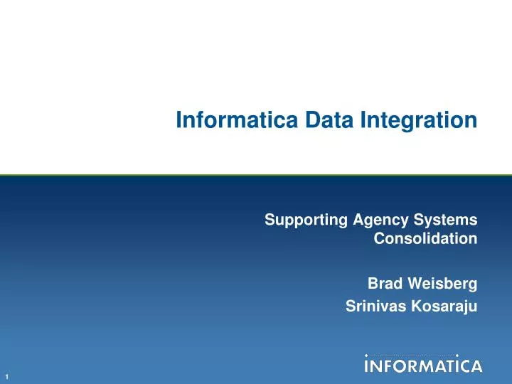 informatica data integration