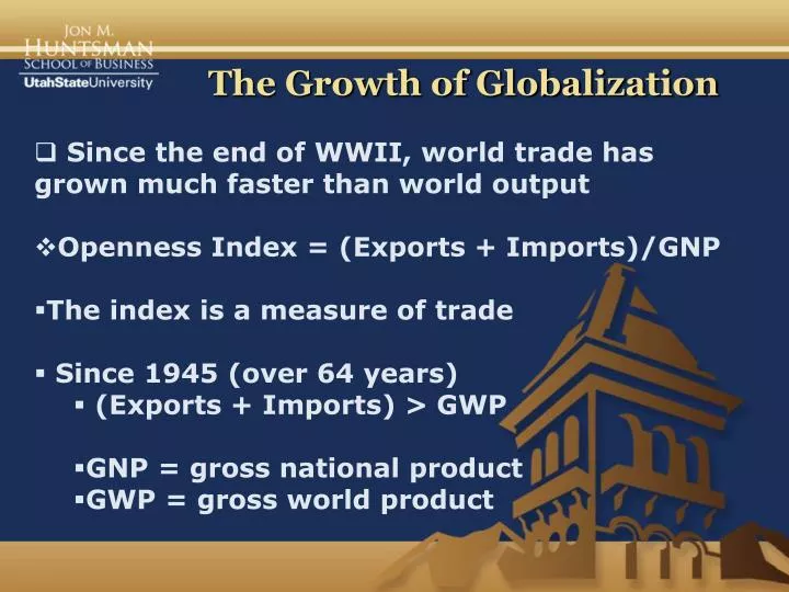 the growth of globalization