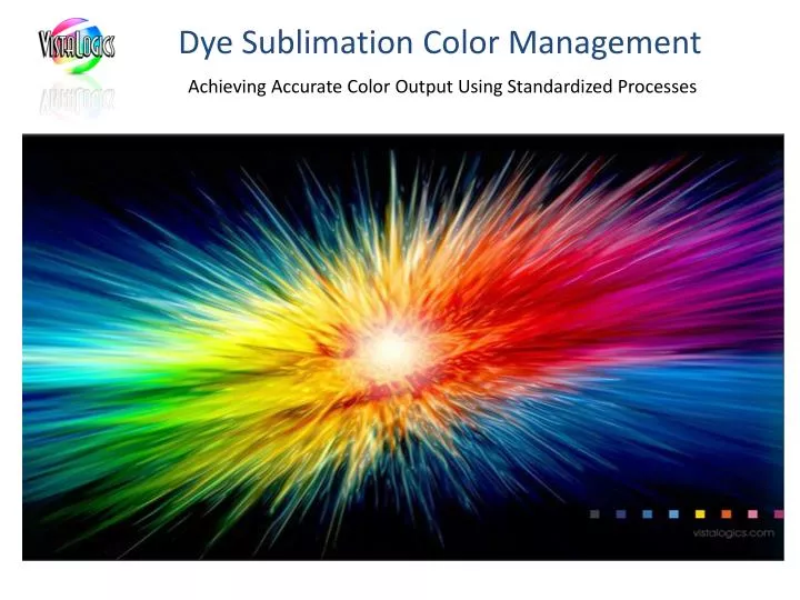 dye sublimation color management