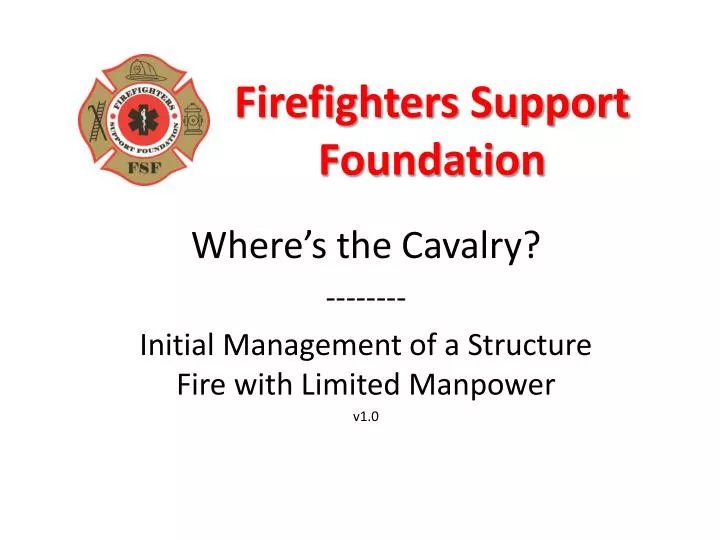 firefighters support foundation