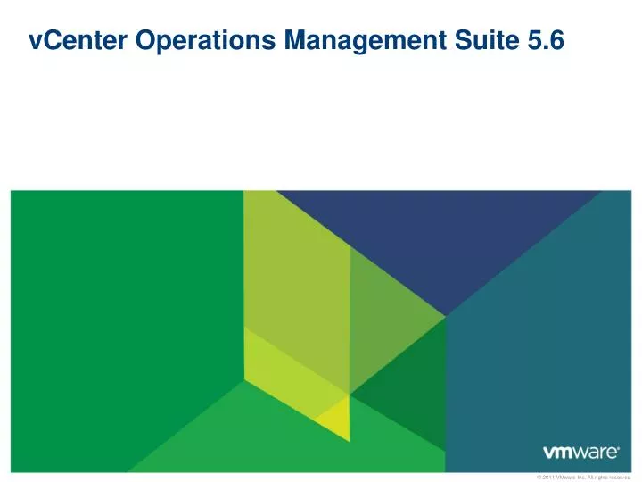 vcenter operations management suite 5 6