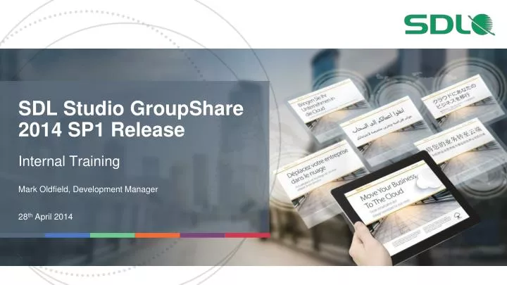 sdl studio groupshare 2014 sp1 release