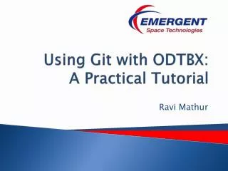 Using Git with ODTBX: A Practical Tutorial