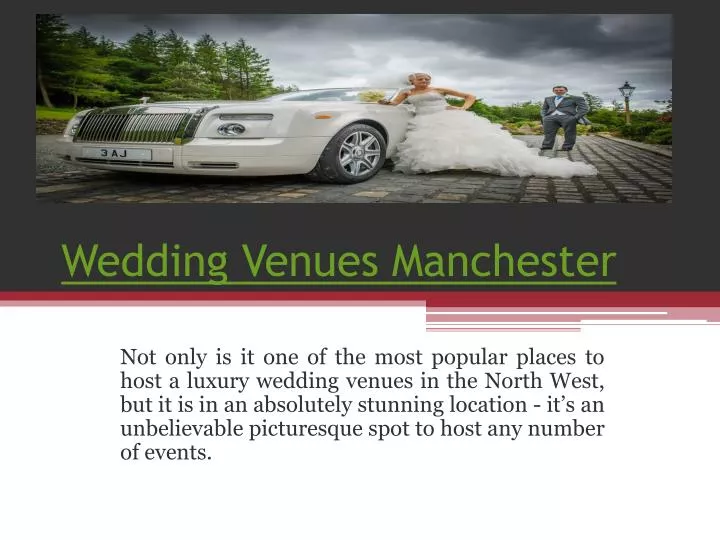 wedding venues manchester