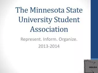 The Minnesota State University Student Association