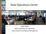 State Operations Center - slide 1