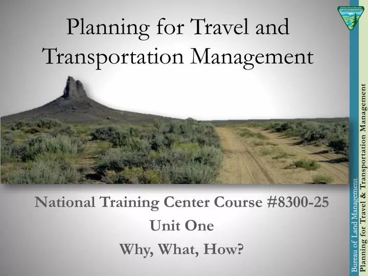 planning for travel and transportation management