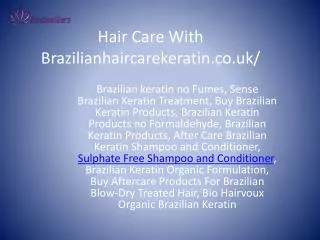 Hair Care With Brazilianhaircarekeratin