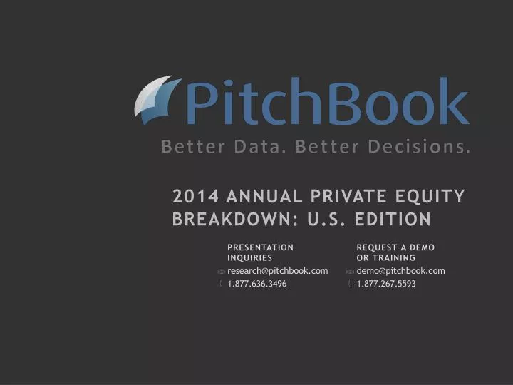 2014 annual private equity breakdown u s edition