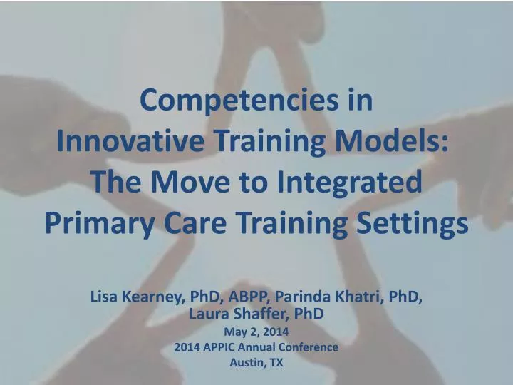 competencies in innovative training models the move to integrated primary care training settings