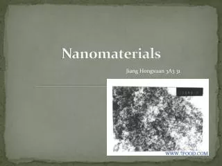 nanomaterials