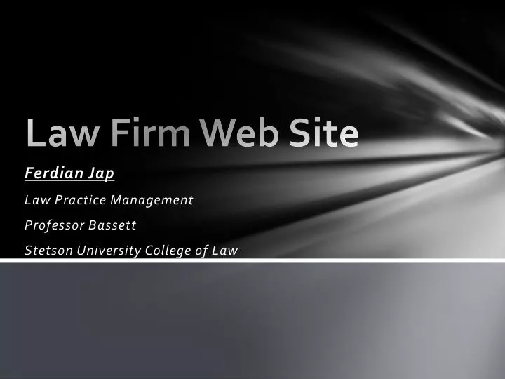 law firm web site