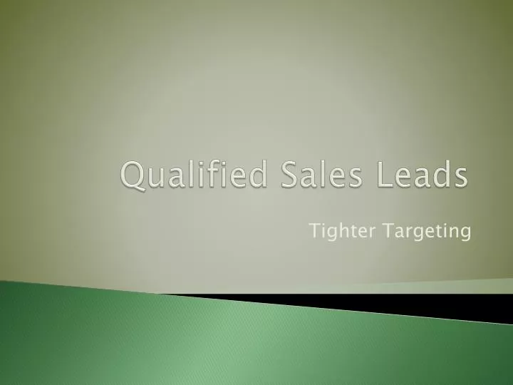 qualified sales leads