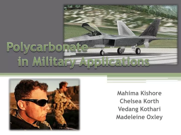 polycarbonate in military applications