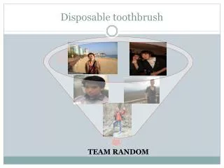 Disposable toothbrush