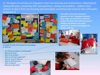 A sample of some of the questions investigated to date are: Do all houses collapse in earthquakes? Why do we burp? Why i