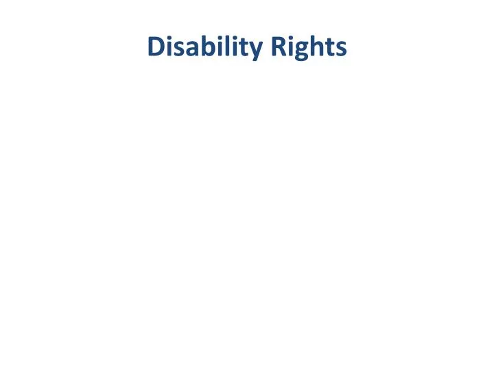 disability rights