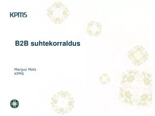 b2b suhtekorraldus