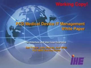 PCD Medical Device IT Management White Paper
