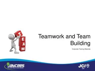 Teamwork and Team Building Corporate Training Materials