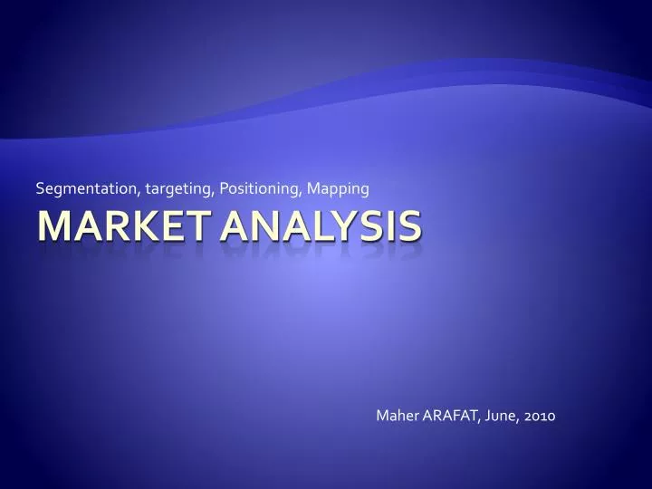 segmentation targeting positioning mapping