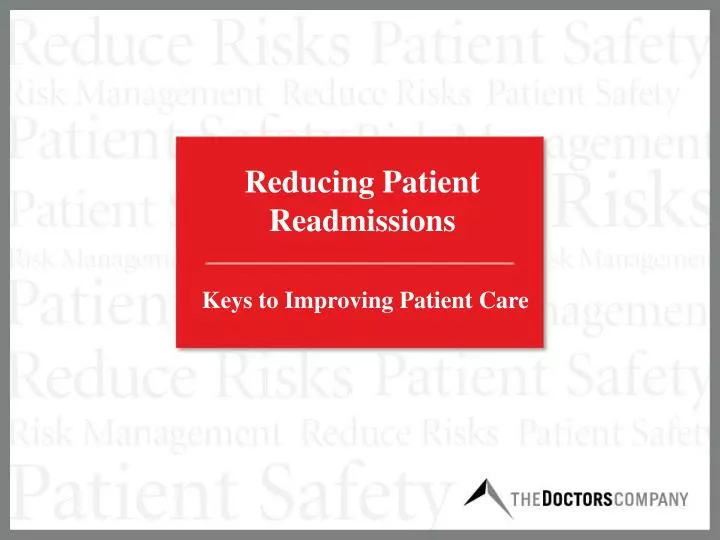 reducing patient readmissions