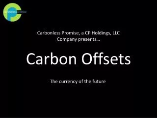 Carbon Offsets