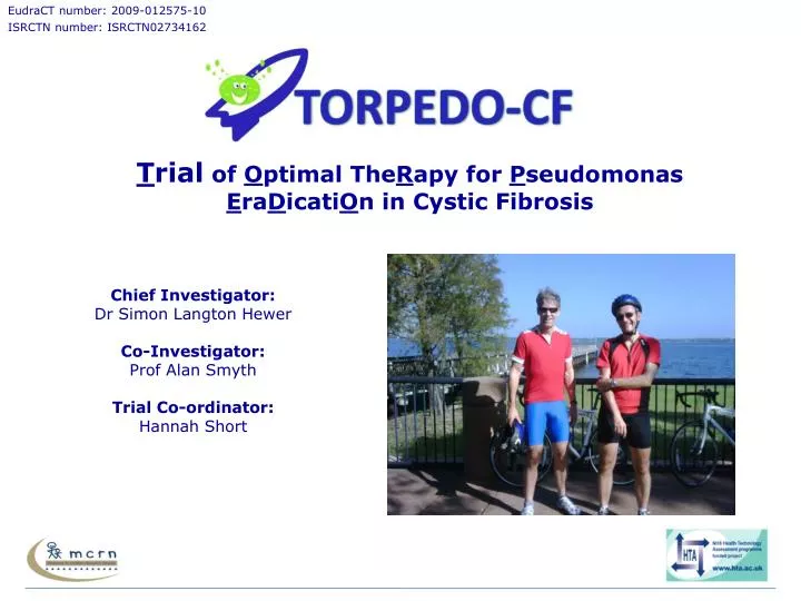 t rial of o ptimal the r apy for p seudomonas e ra d icati o n in cystic fibrosis