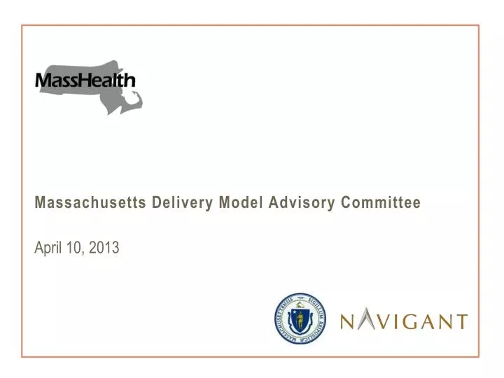 massachusetts delivery model advisory committee